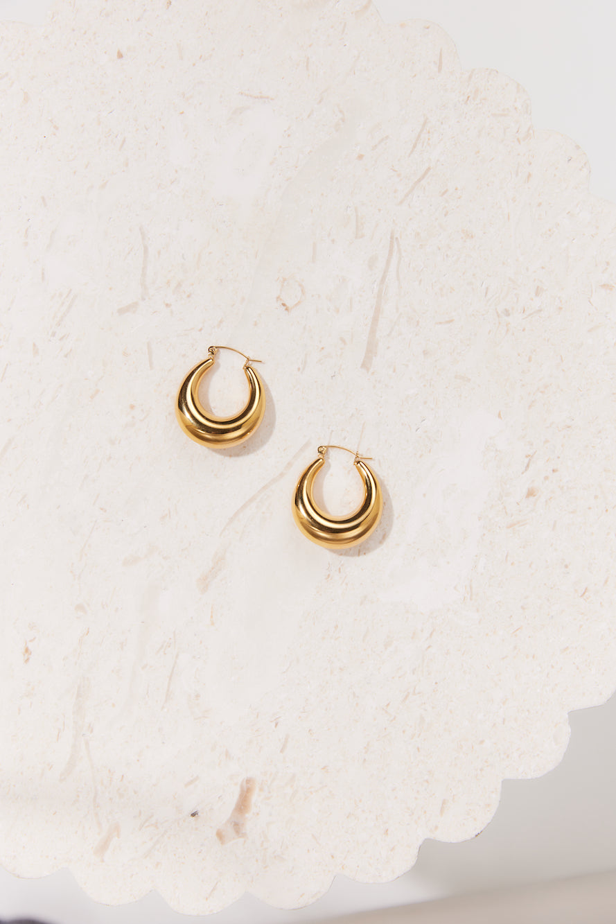 18 Karat Gold Plated More Elegant Earrings Jasmine's Boutique Australia