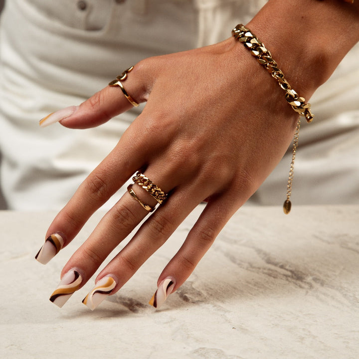 Curb Chain Ring Jasmine's Boutique Australia