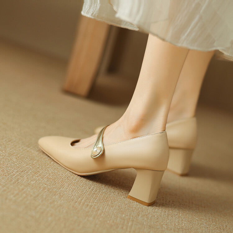 Vianka Block Heels  Liora Lane Boutique