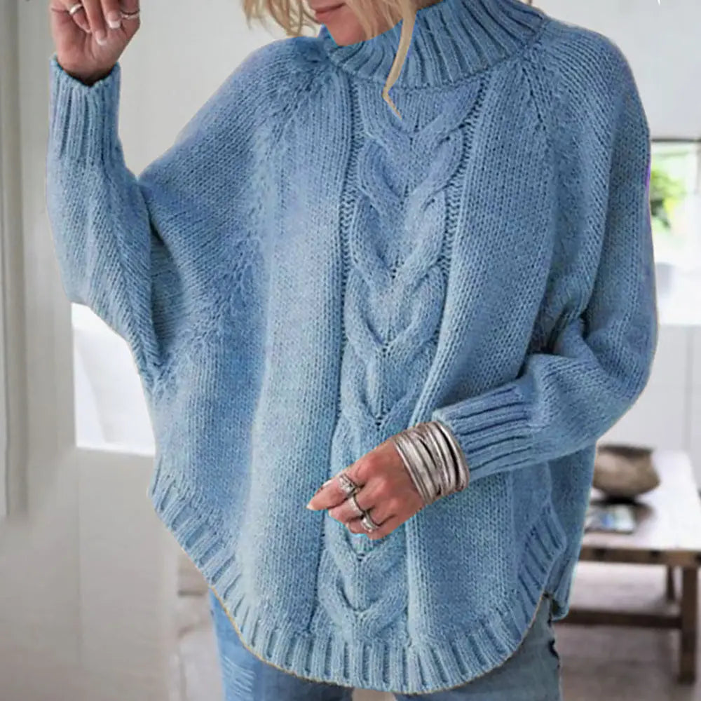 Cozy Cable Knit Turtleneck Sweater Jasmine's Boutique Australia