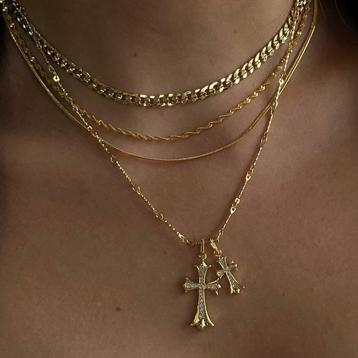 Double Twisted Necklace Jasmine's Boutique Australia