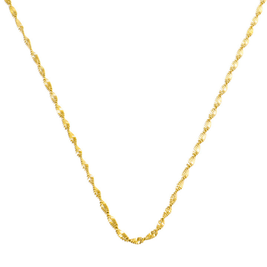 Double Twisted Necklace Jasmine's Boutique Australia