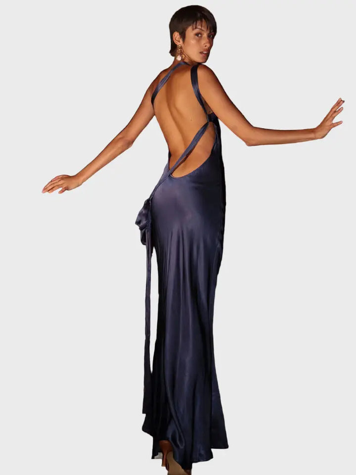 Sleek Backless Maxi Dress Jasmine's Boutique Australia