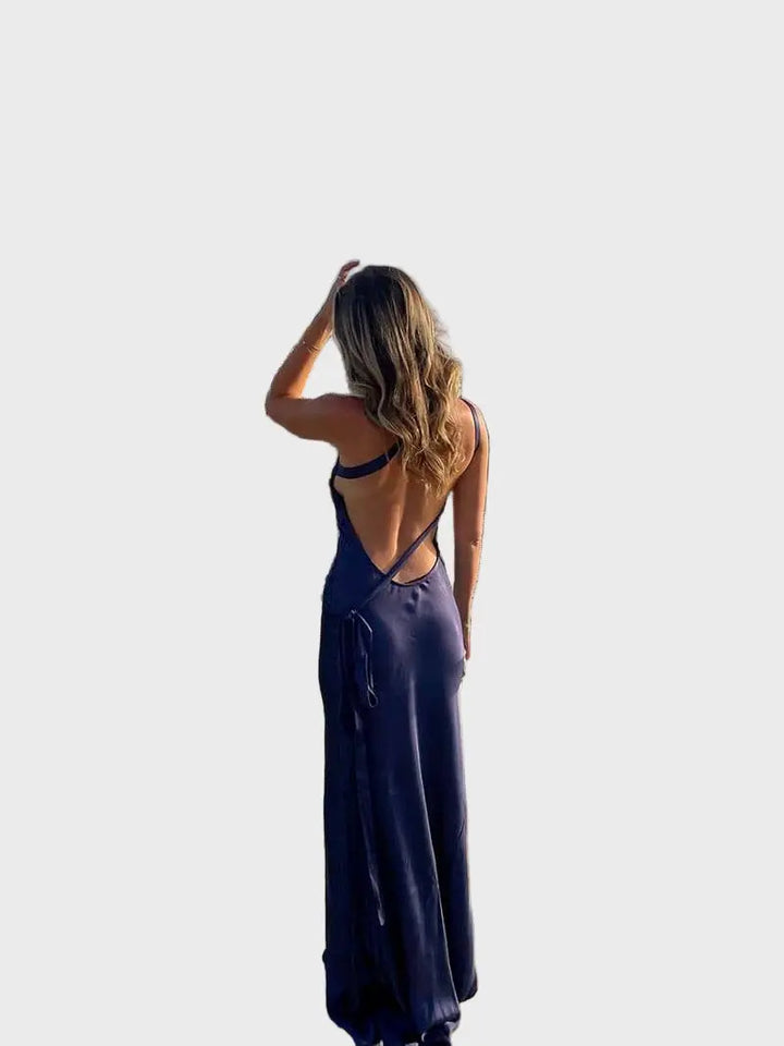 Sleek Backless Maxi Dress Jasmine's Boutique Australia