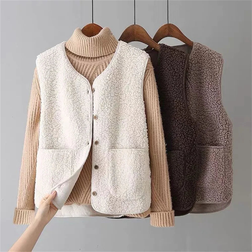 Lola | Cardigan  Liora Lane Boutique Vests Beige / 2XL 39.95