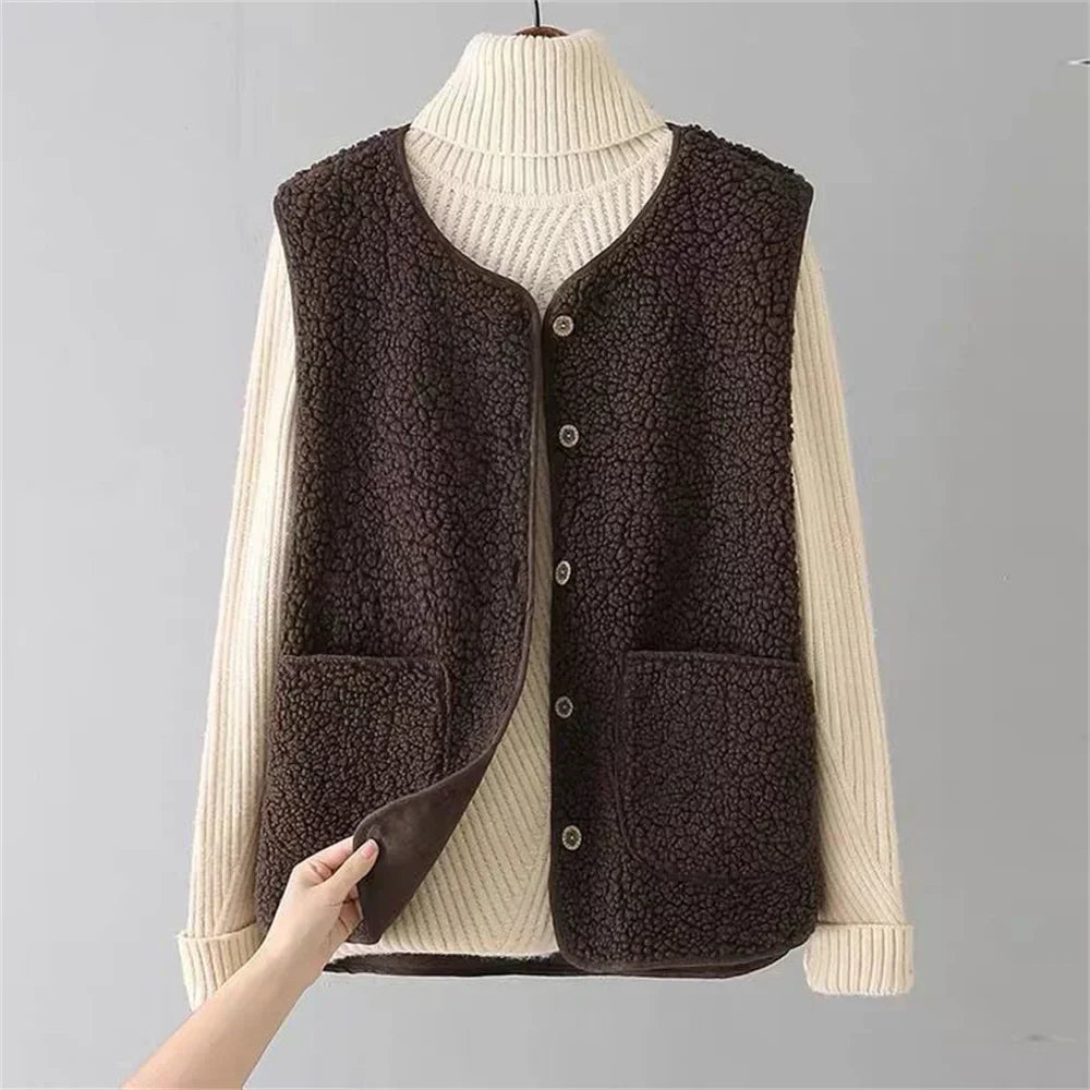 Lola | Cardigan  Liora Lane Boutique Vests Brown / 2XL 39.95