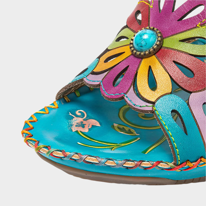 Heeled Sandals with Brazilian Flair and Comfort Liora Lane Boutique
