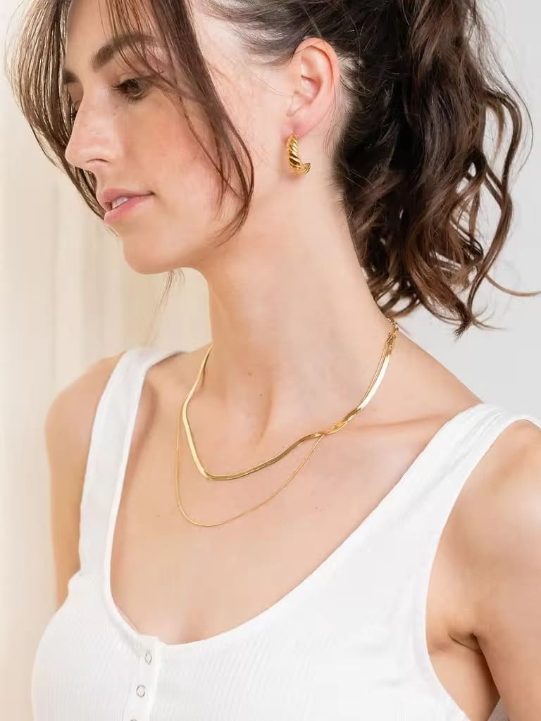 Snake Chain Necklace Jasmine's Boutique Australia
