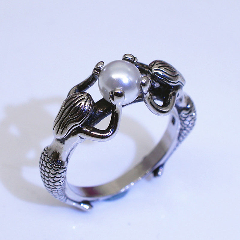 Mermaid Pearl Ring Jasmine's Boutique Australia