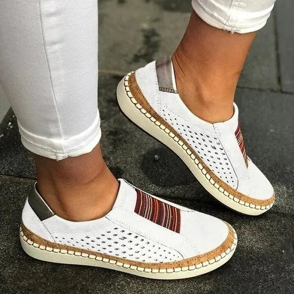 UrbanEase Perforated Slip-On Loafers Jasmine's Boutique Australia