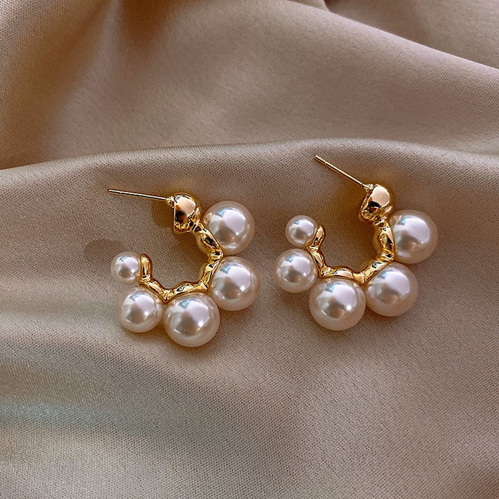 Elegant Pearl Earrings Jasmine's Boutique Australia