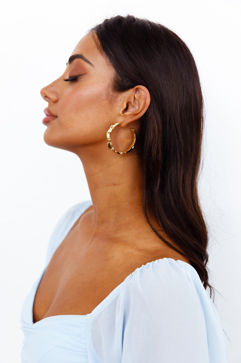 24 Karat Gold-Plated Slow Down Earrings Jasmine's Boutique Australia