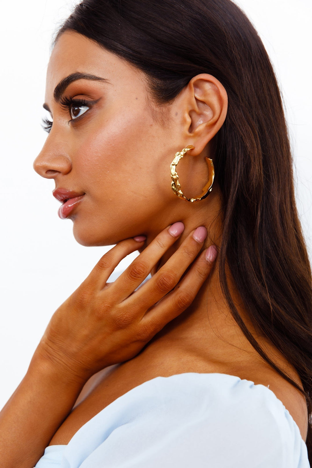 24 Karat Gold-Plated Slow Down Earrings Jasmine's Boutique Australia