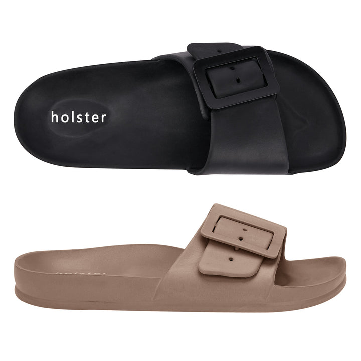 Bold Buckle Slide Sandals Jasmine's Boutique Australia