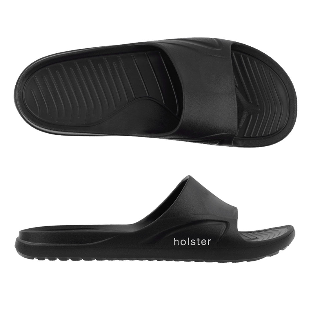 Holster Black Comfort Slide Sandals Jasmine's Boutique Australia