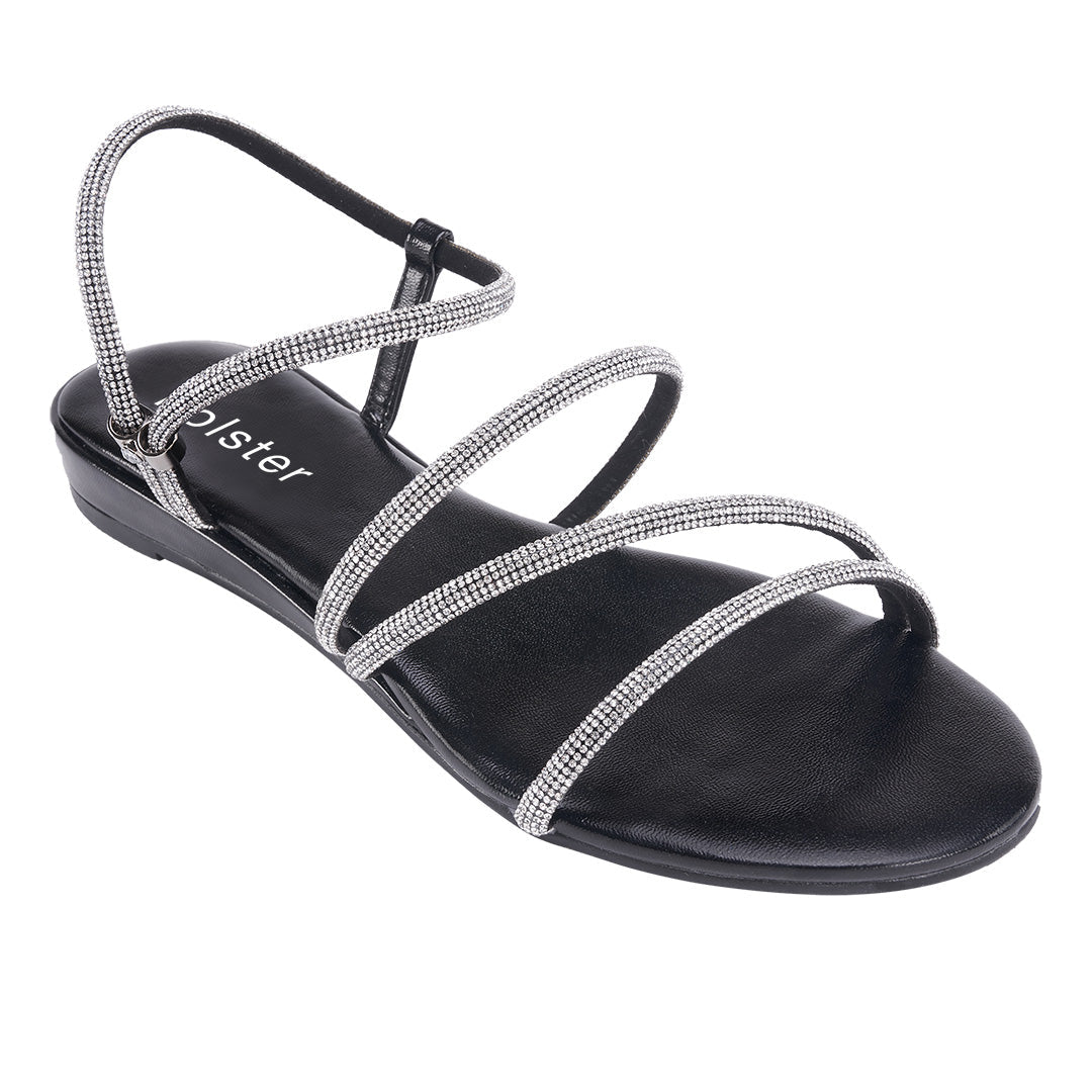 Viva Low Wedge - Black Jasmine's Boutique Australia