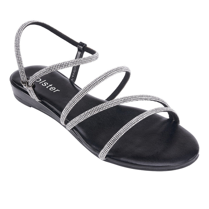 Viva Low Wedge - Black Jasmine's Boutique Australia