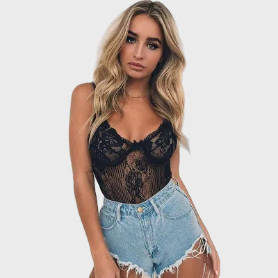 Ethereal Bloom Lace Bodysuit Jasmine's Boutique Australia