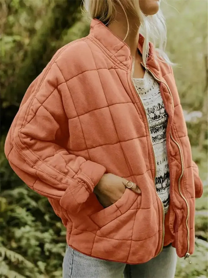 Midnight Quilted Oversized Jacket Jasmine's Boutique Australia