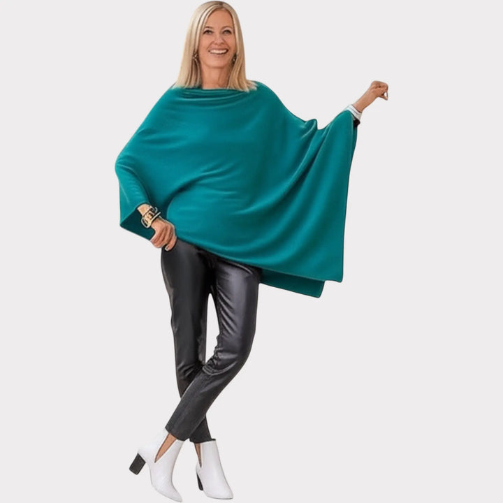 Sapphire Flow Poncho Jasmine's Boutique Australia