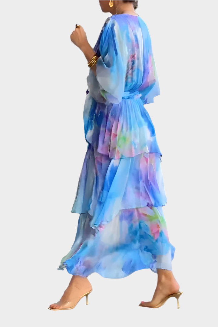 Dress with Deep V-Neck Jasmine's Boutique Australia
