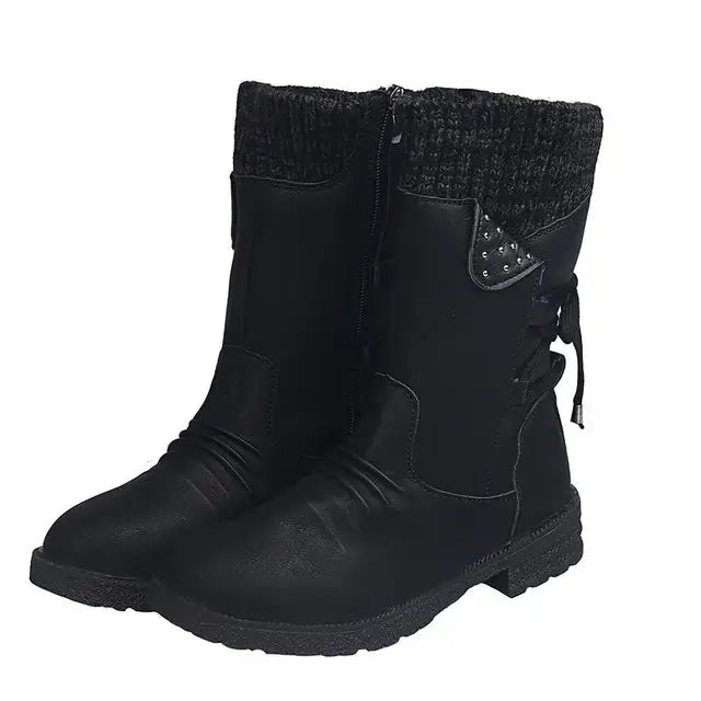 Amethyst Knit Cuff Winter Boots Jasmine's Boutique Australia