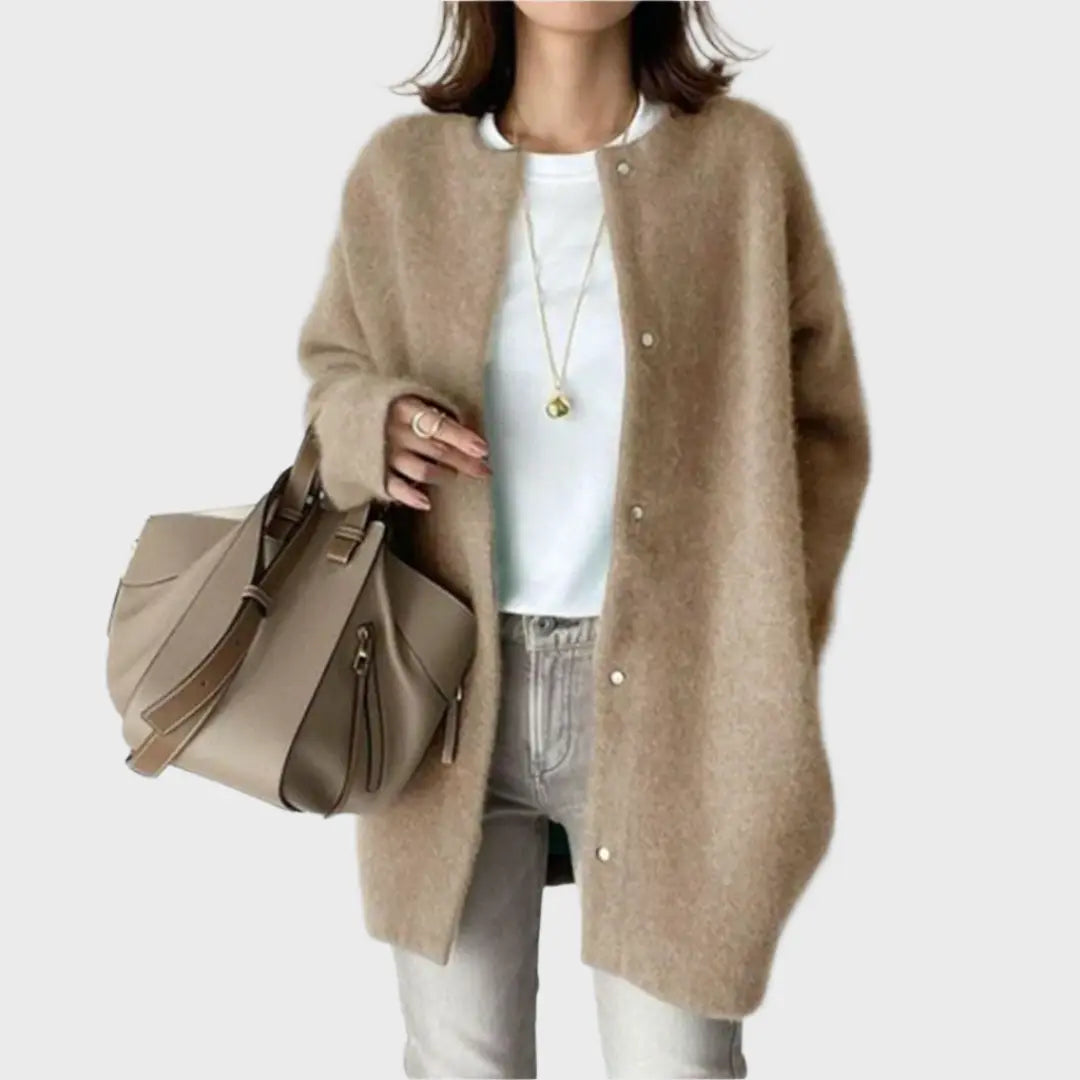 Cozy Luxe Khaki Cardigan Jasmine's Boutique Australia