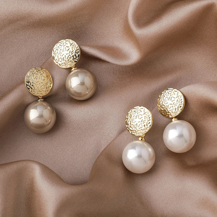 Champagne Pearl Earrings Jasmine's Boutique Australia