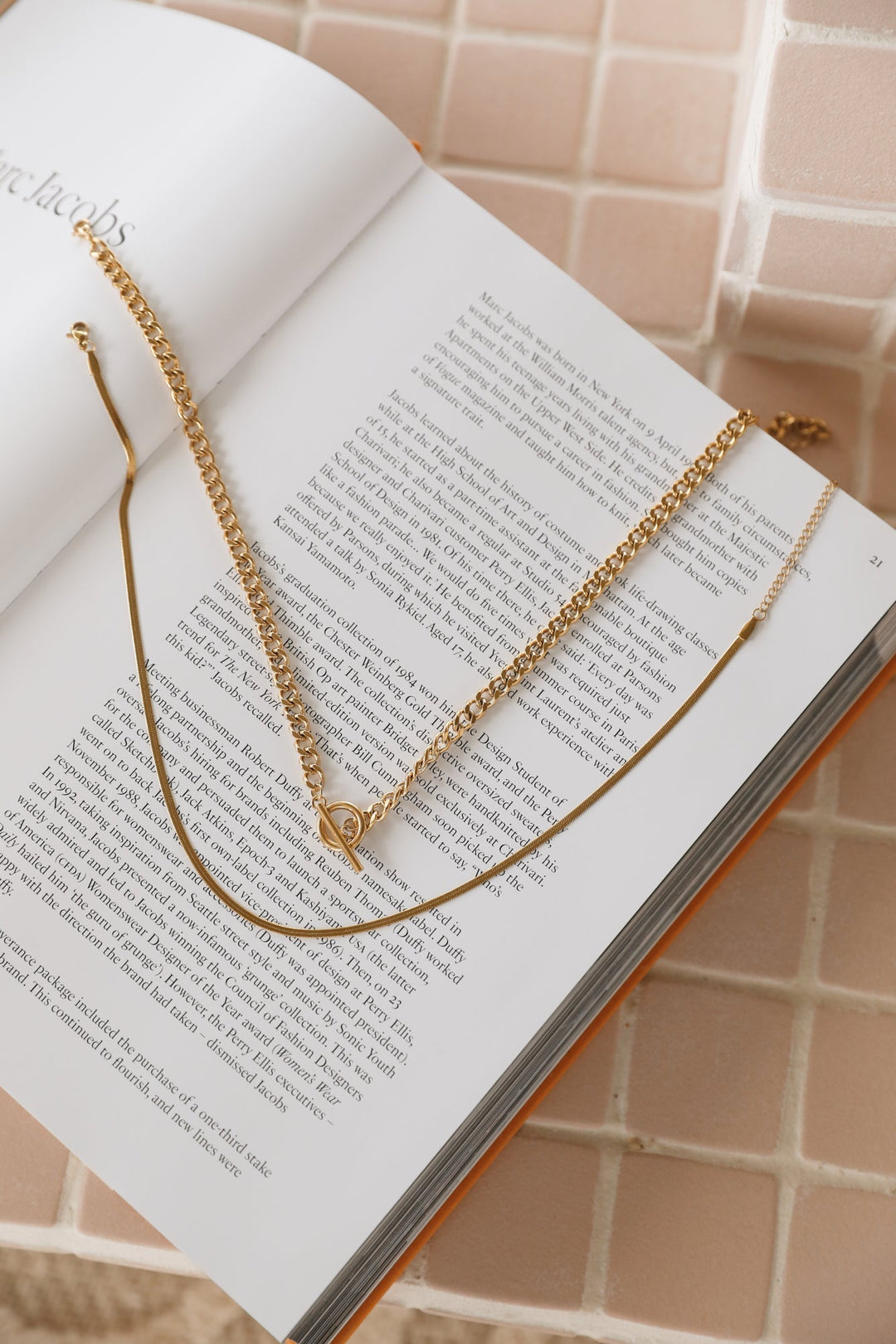Necklace with 18 Karat Gold Plating for the Coldest Brew Jasmine's Boutique Australia