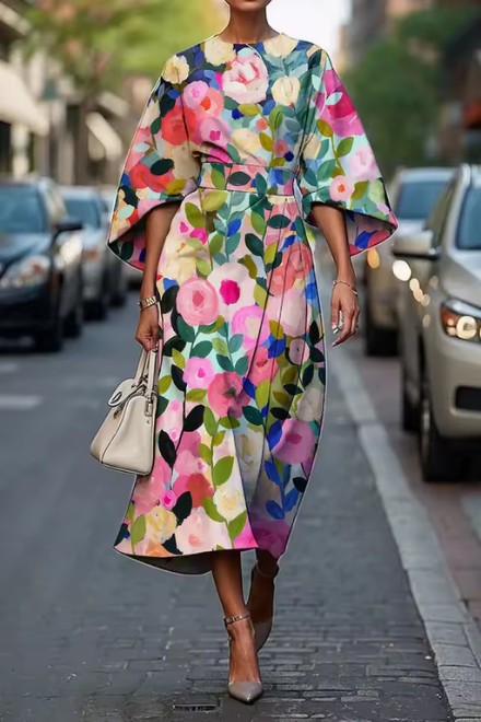 Celeste - Elegant Floral Dress Jasmine's Boutique Australia