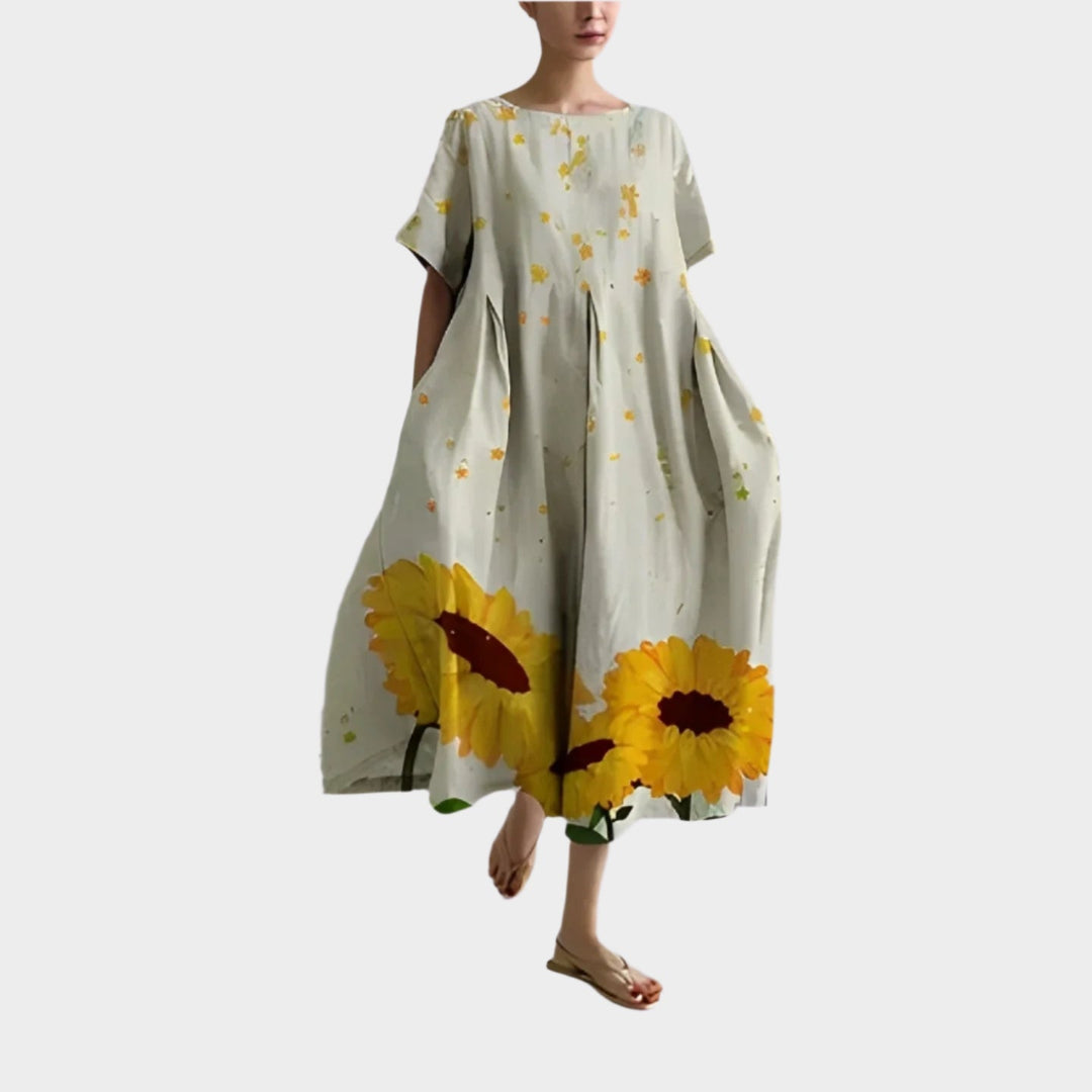 Comfortable Long Retro Dress Jasmine's Boutique Australia