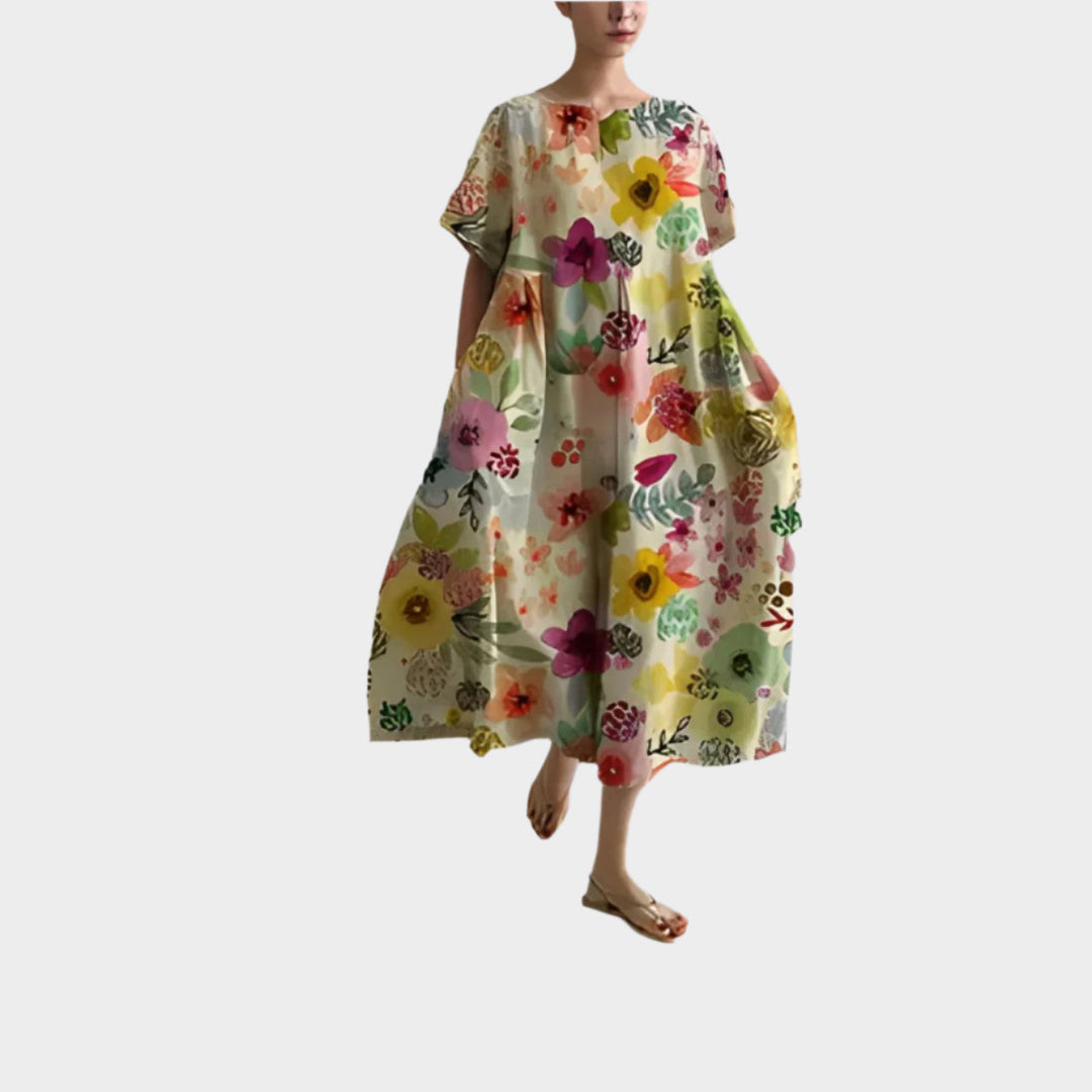 Comfortable Long Retro Dress Jasmine's Boutique Australia
