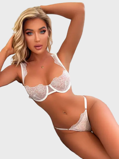 Élise Fleur Lace Lingerie Set Jasmine's Boutique Australia