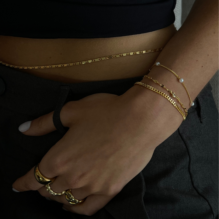 Gold Bracelet of Love and Emotions Jasmine's Boutique Australia