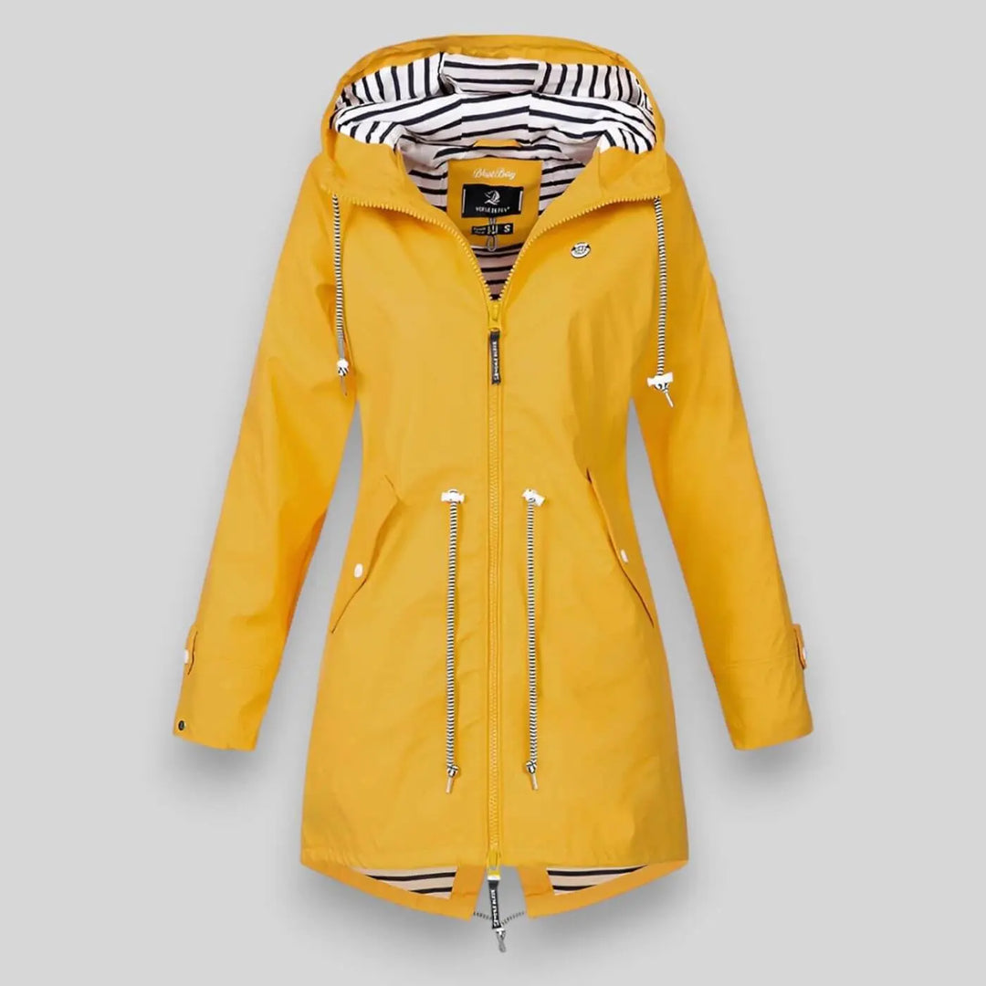 Mariner Stripe-Lined Rain Parka Jasmine's Boutique Australia