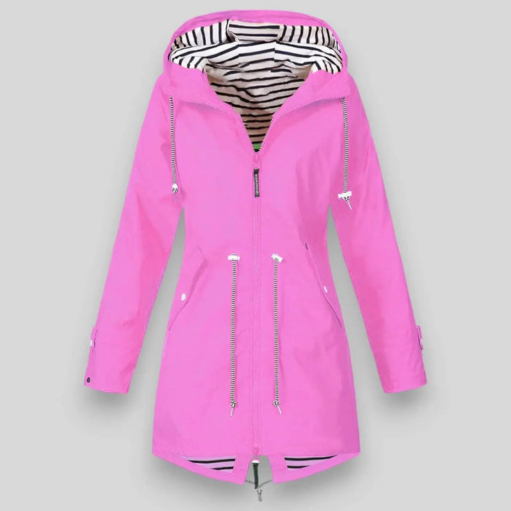 Mariner Stripe-Lined Rain Parka Jasmine's Boutique Australia