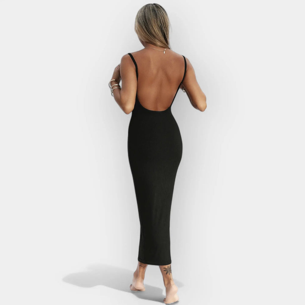 Midi Dress with Open Back and Style Jasmine's Boutique Australia