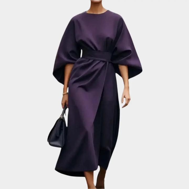Chic Minimal Dress with Belt and Wide Sleeves Jasmine's Boutique Australia