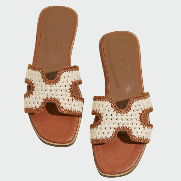woven elegance slides Jasmine's Boutique Australia