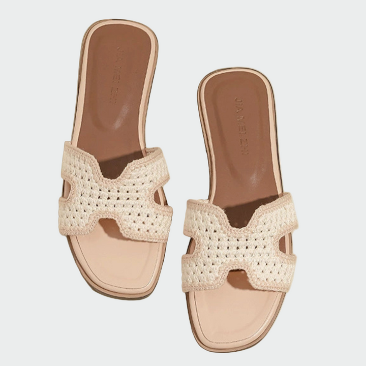 woven elegance slides Jasmine's Boutique Australia