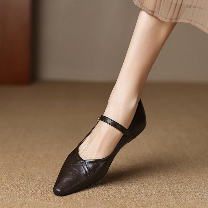 Emmie Flat Pumps  Liora Lane Boutique  Brown / 12.5 59.99