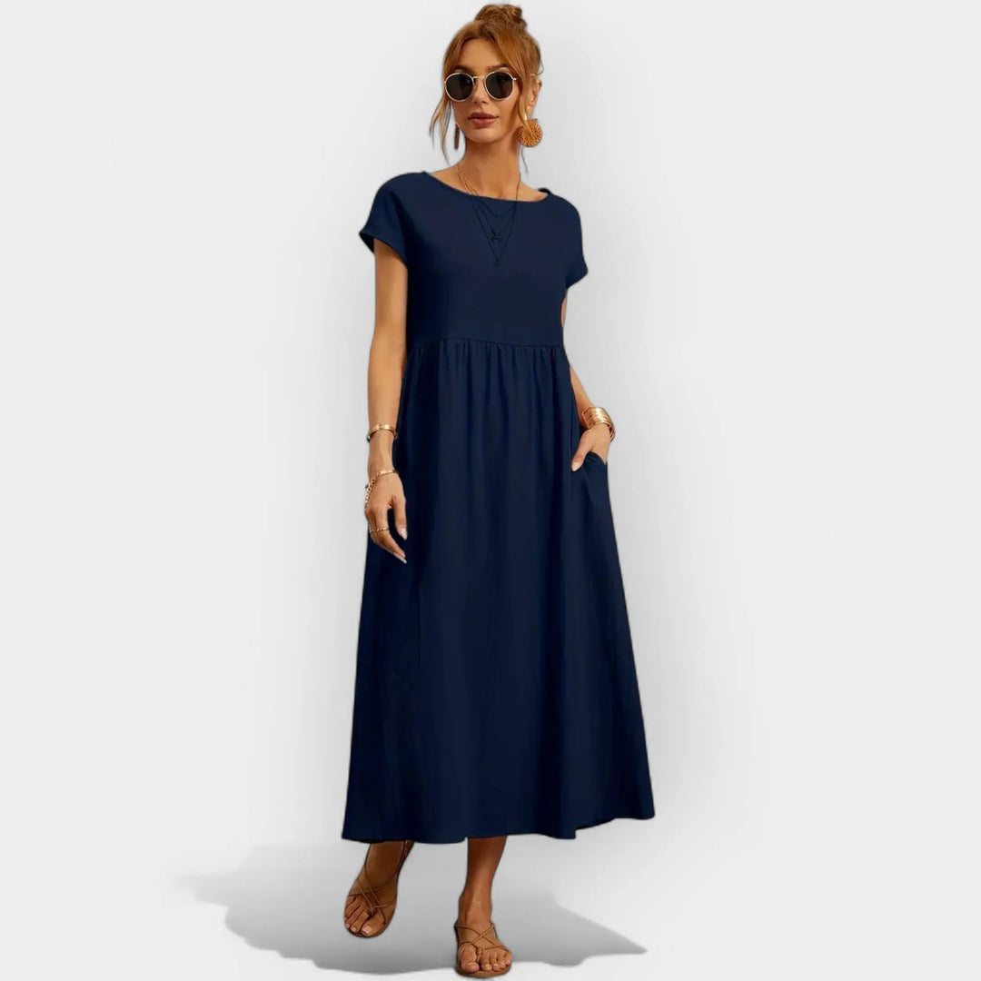 Lightweight Cotton Dress with Pockets Jasmine's Boutique Australia