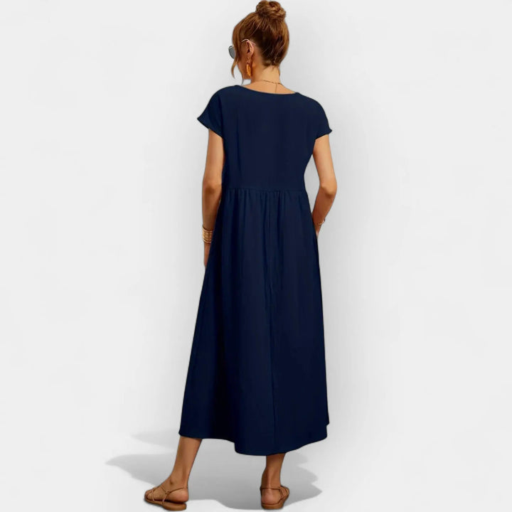 Lightweight Cotton Dress with Pockets Jasmine's Boutique Australia