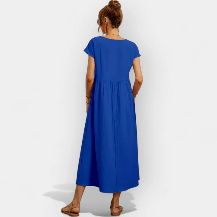 Lightweight Cotton Dress with Pockets Jasmine's Boutique Australia