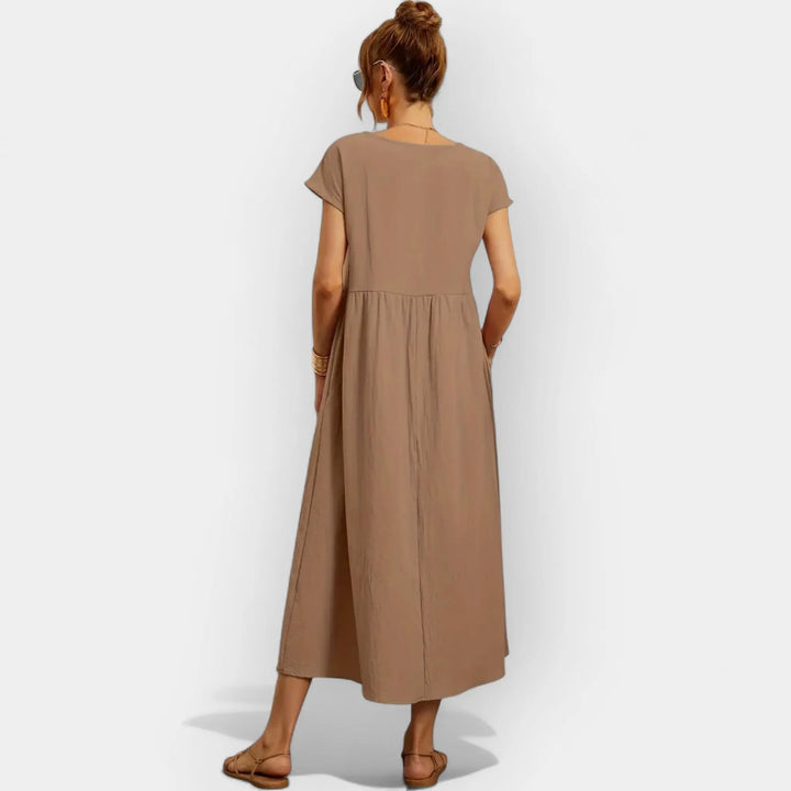 Lightweight Cotton Dress with Pockets Jasmine's Boutique Australia