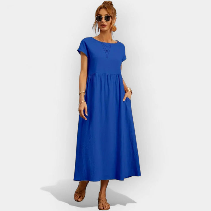 Lightweight Cotton Dress with Pockets Jasmine's Boutique Australia