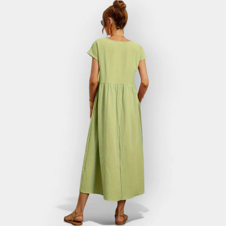 Lightweight Cotton Dress with Pockets Jasmine's Boutique Australia