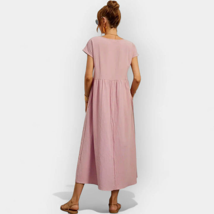 Lightweight Cotton Dress with Pockets Jasmine's Boutique Australia