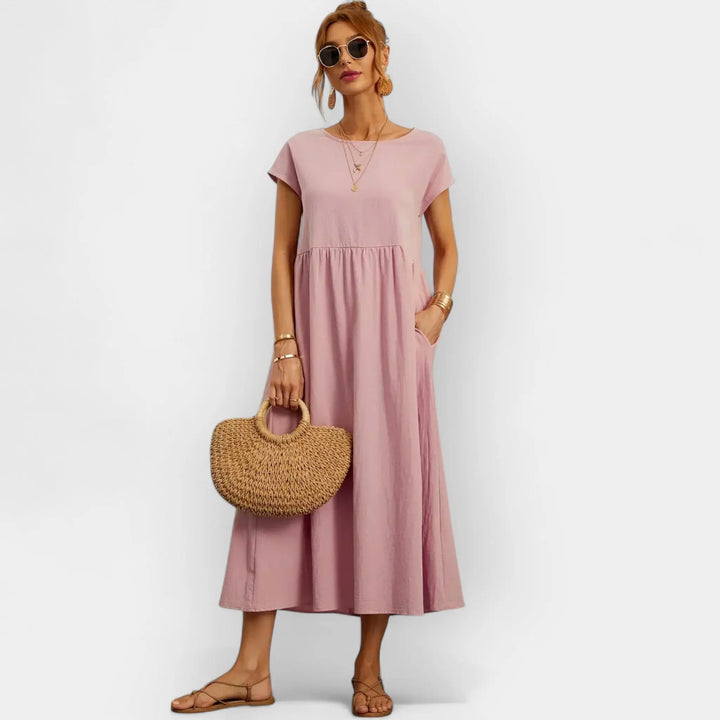 Lightweight Cotton Dress with Pockets Jasmine's Boutique Australia