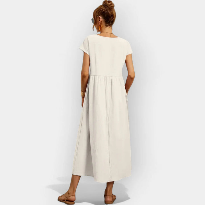 Lightweight Cotton Dress with Pockets Jasmine's Boutique Australia